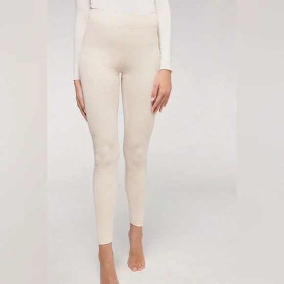 Trousers Leggings In Cashmere Calzedonia Ribbed Leggings With